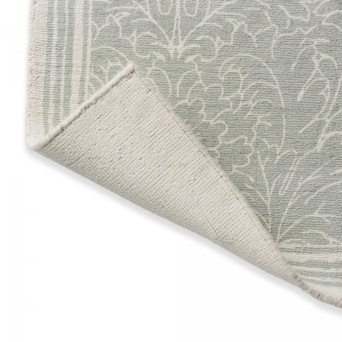 Tapis salon et chambre fait main en coton motif floral SILEST — vue 6