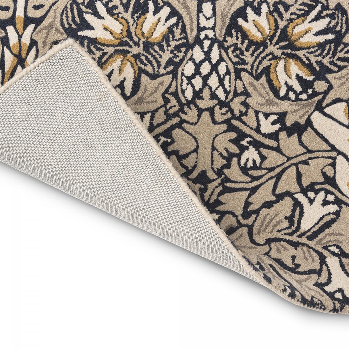 Tapis salon et chambre fait à la main en laine motif floral SNAKES — vue 5