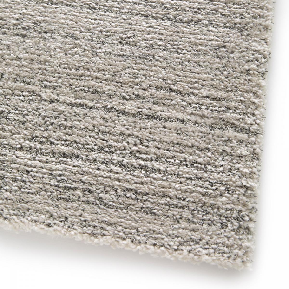 Tapis salon et chambre tissé motif faux uni GLACIA 1 — vue 5