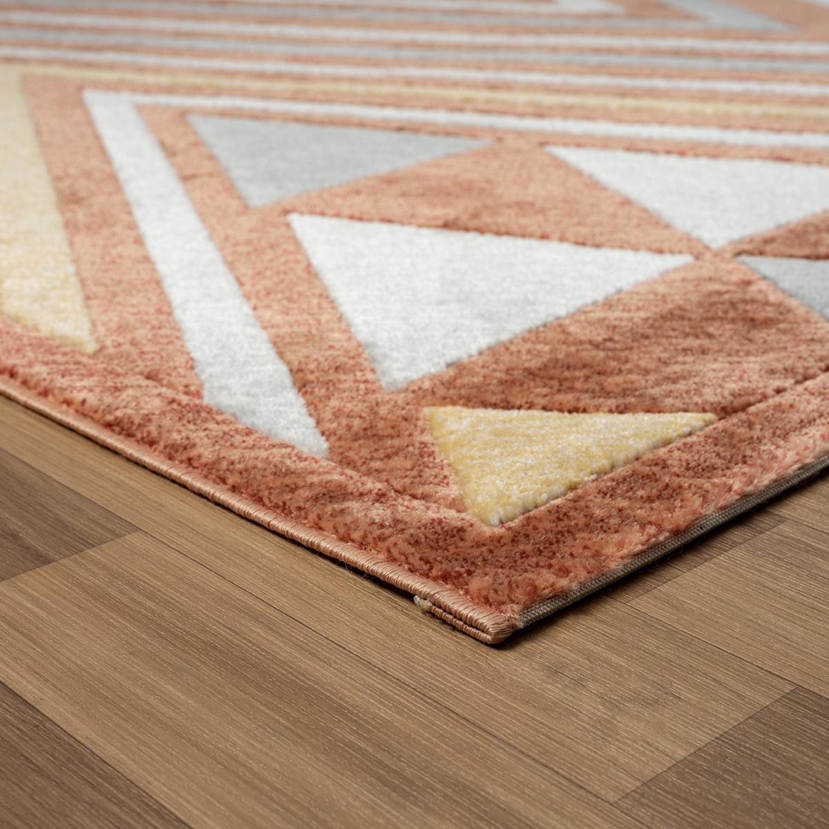Tapis chambre tissé motif ethnique SOLGA A — vue 5