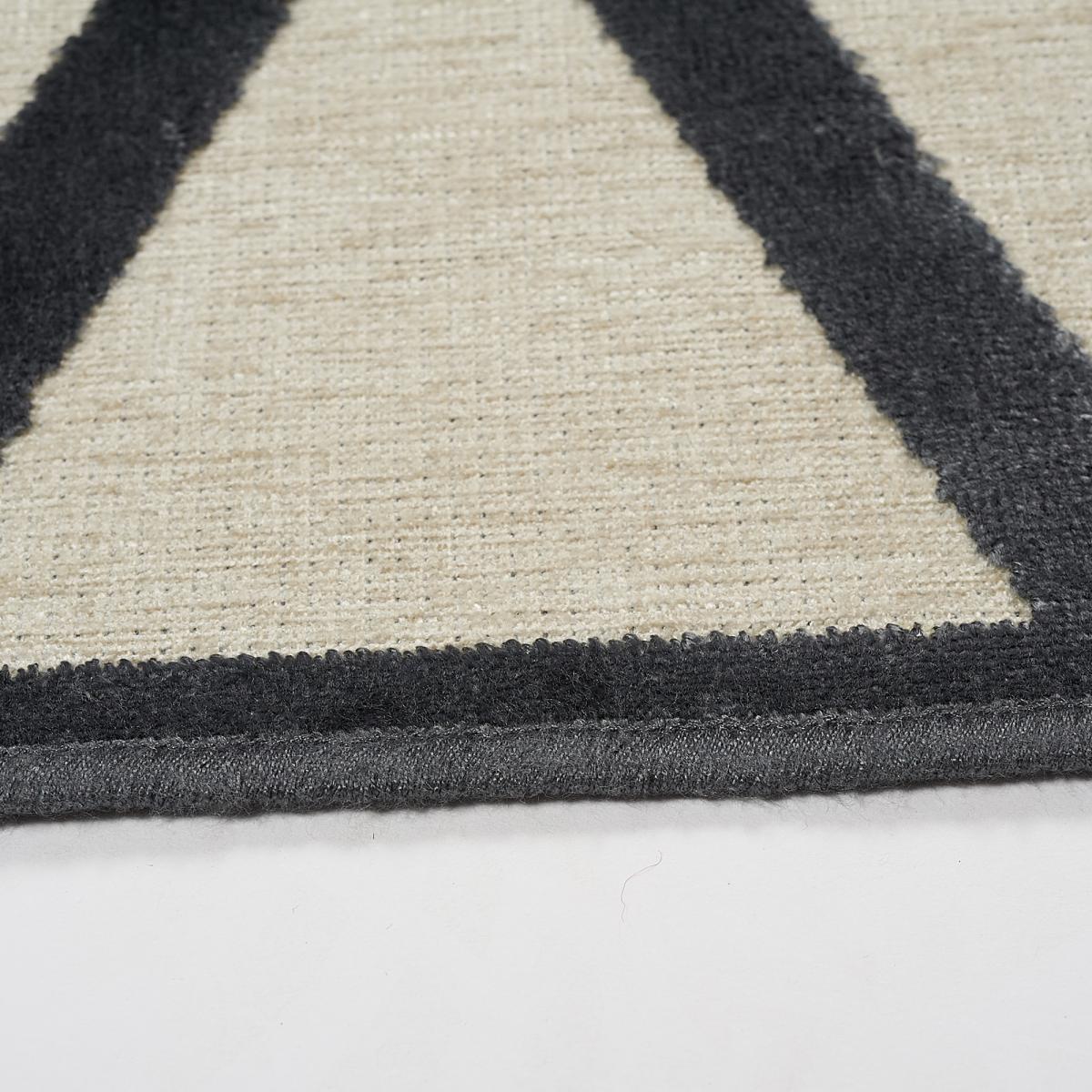 Tapis salon et chambre tissé en viscose motif scandinave SONDAC — vue 5