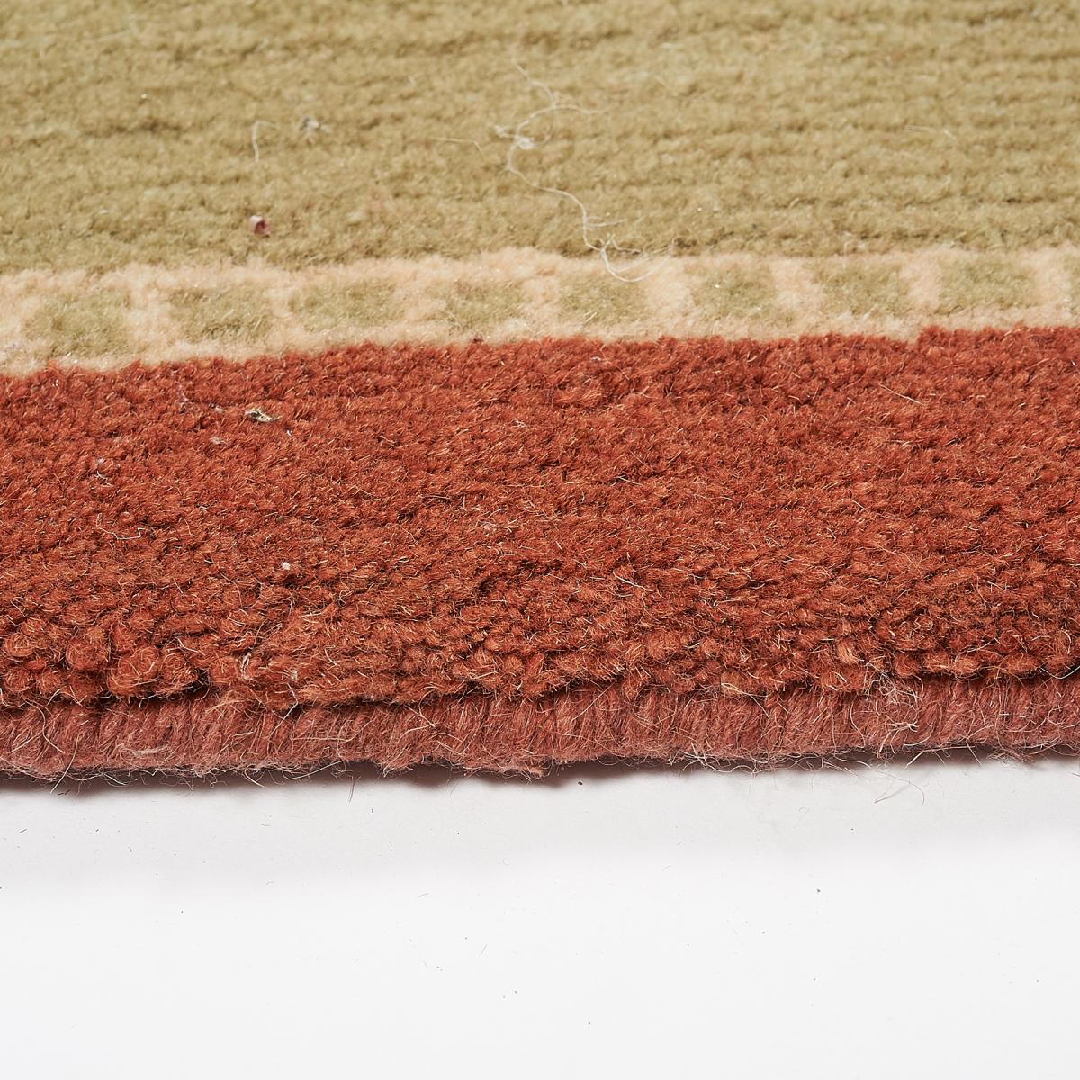 Tapis salon et chambre fait main en laine motif géométrique SPLENDIDA — vue 4