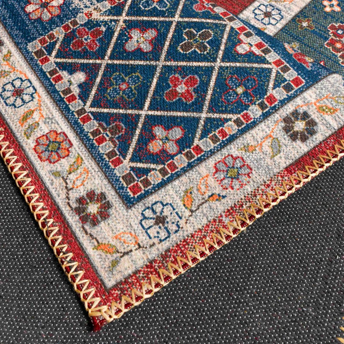 Tapis salon et chambre tissé motif baroque SPENO 2 — vue 4