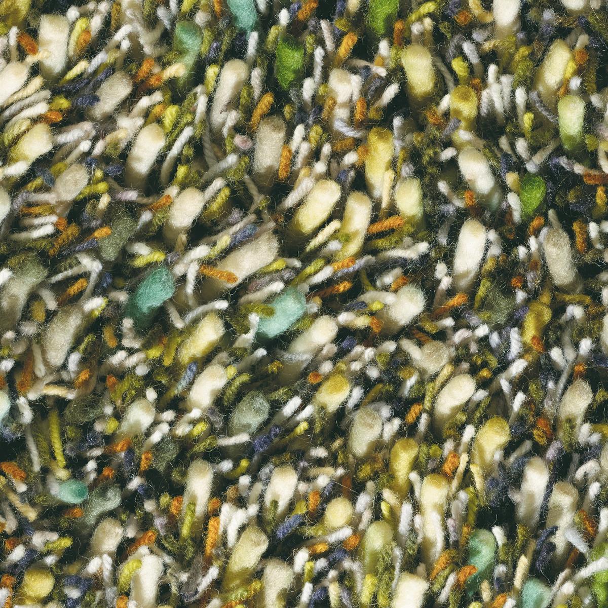 Tapis shaggy tissé en laine motif faux uni SPRING — vue 4