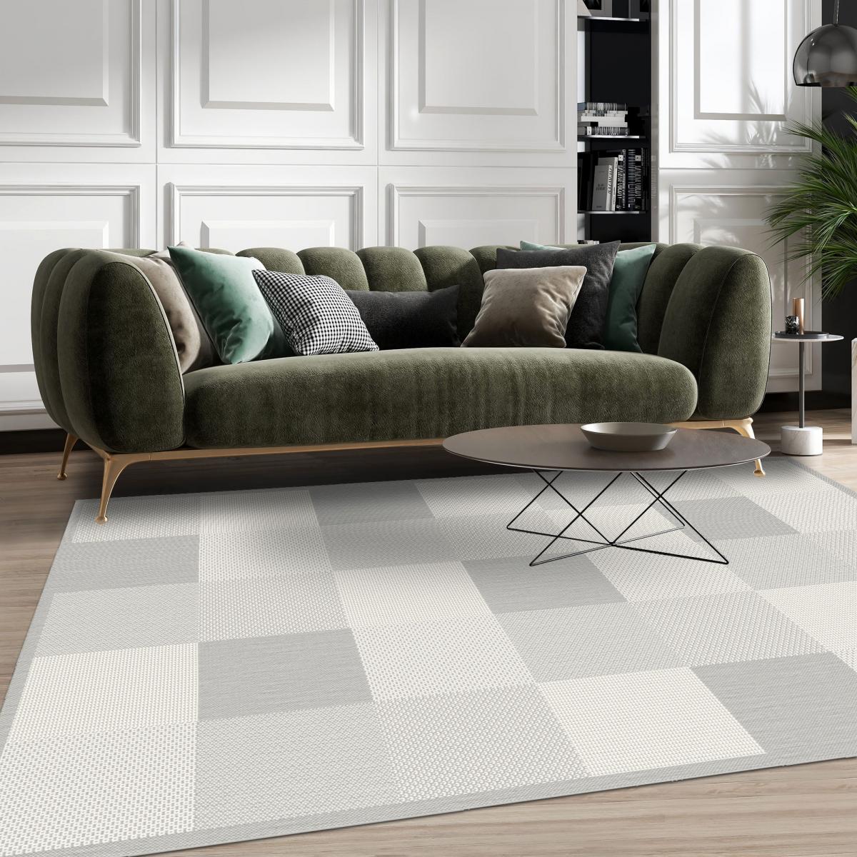 Tapis extérieur tissé kilim rectangle STAROW 1 — vue 3