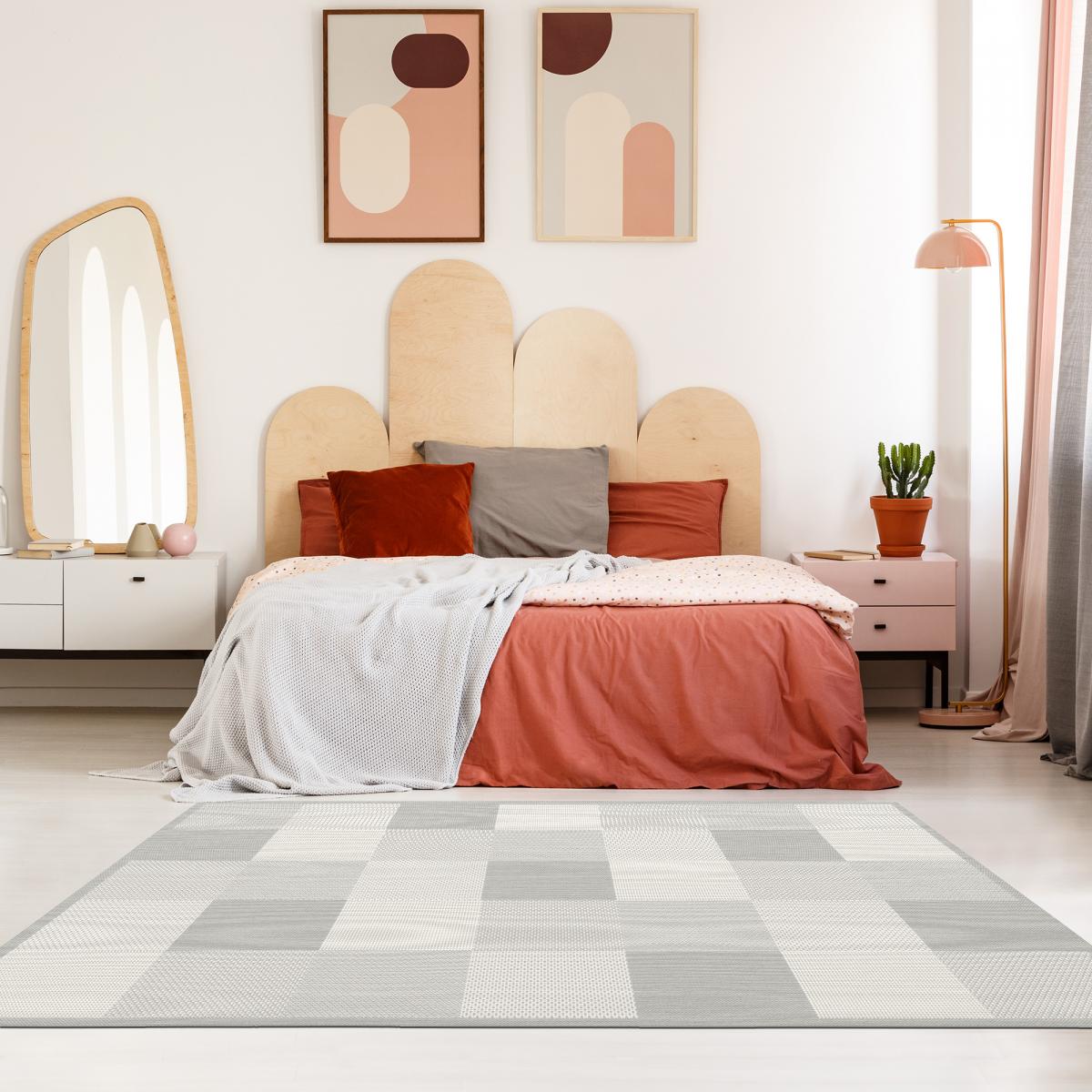 Tapis extérieur tissé kilim rectangle STAROW 1 — vue 6