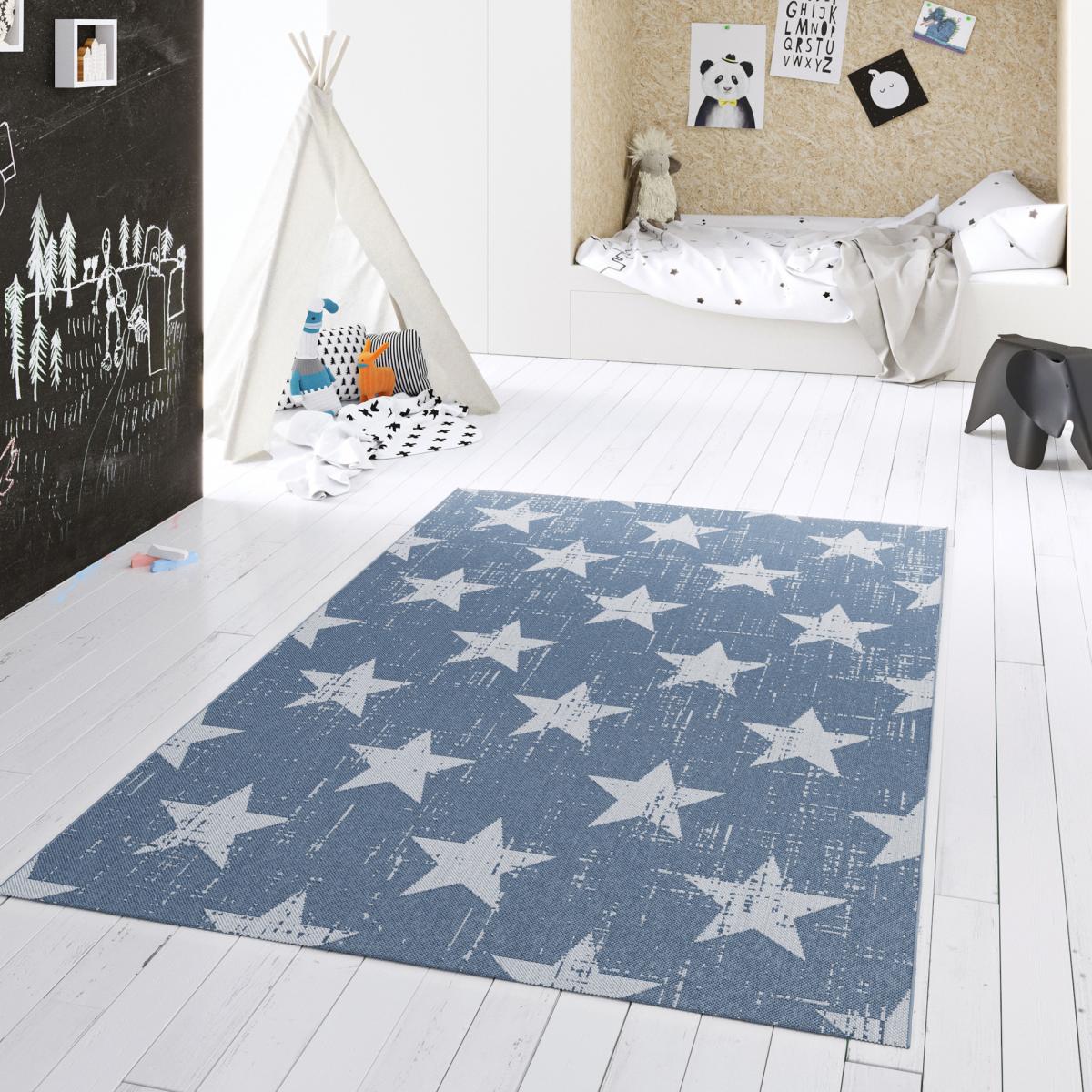 Tapis extérieur tissé kilim rectangle STALOW 7 — vue 3