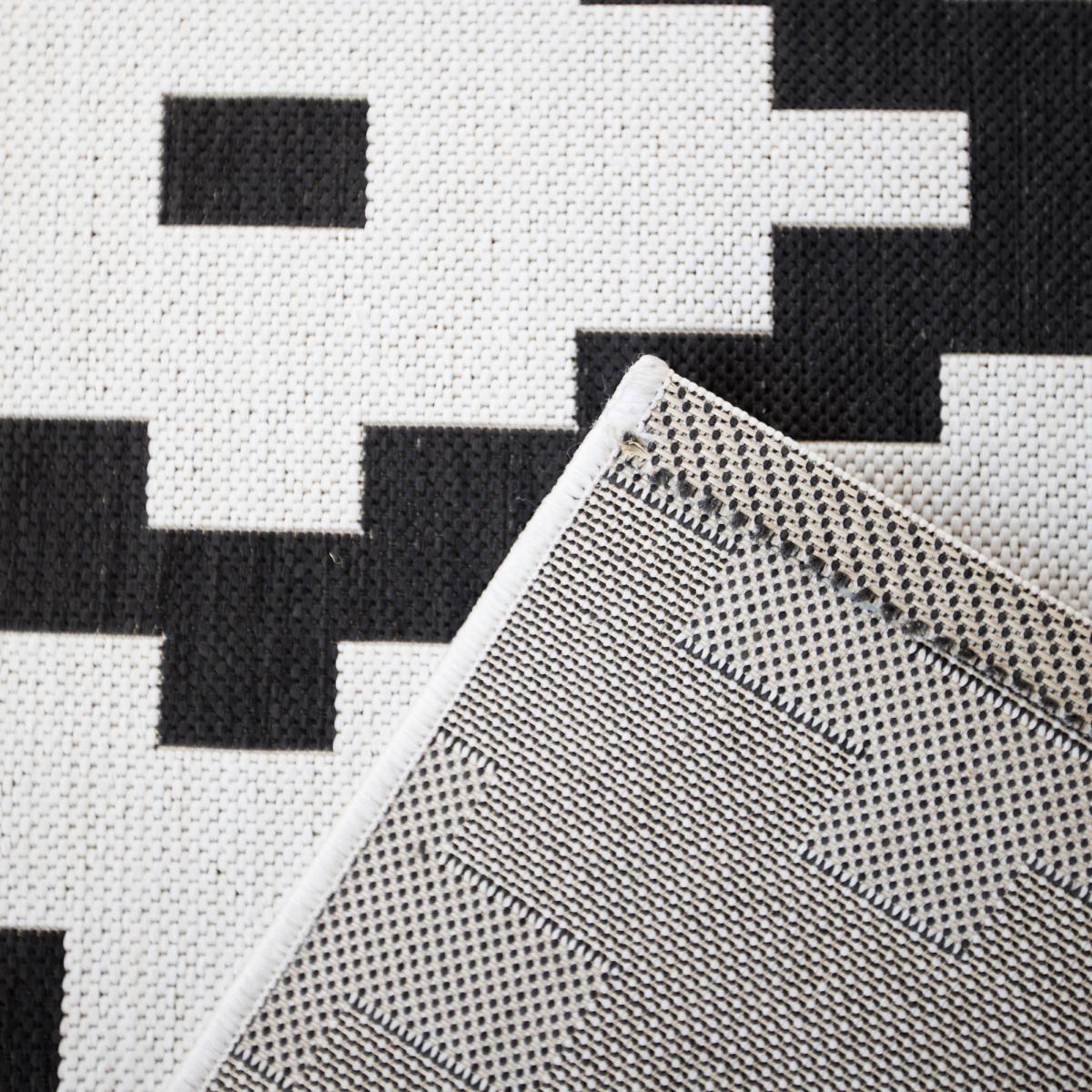 Tapis extérieur tissé kilim rectangle STALOW 10 — vue 4