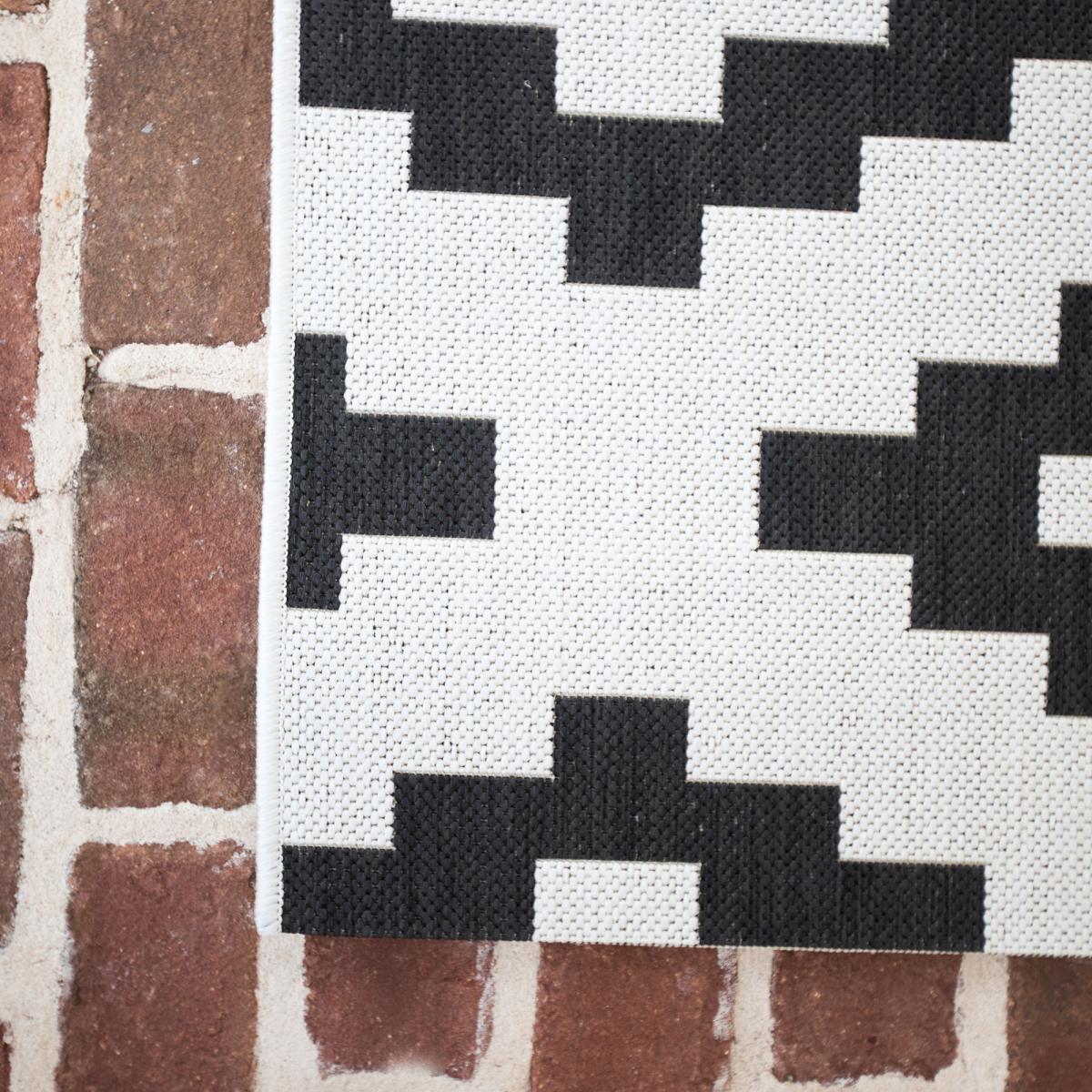 Tapis extérieur tissé kilim rectangle STALOW 10 — vue 5