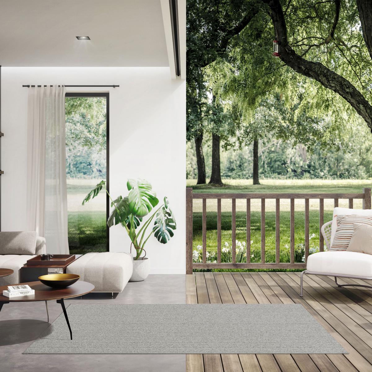 Tapis extérieur tissé kilim rectangle STALOW 5 — vue 3