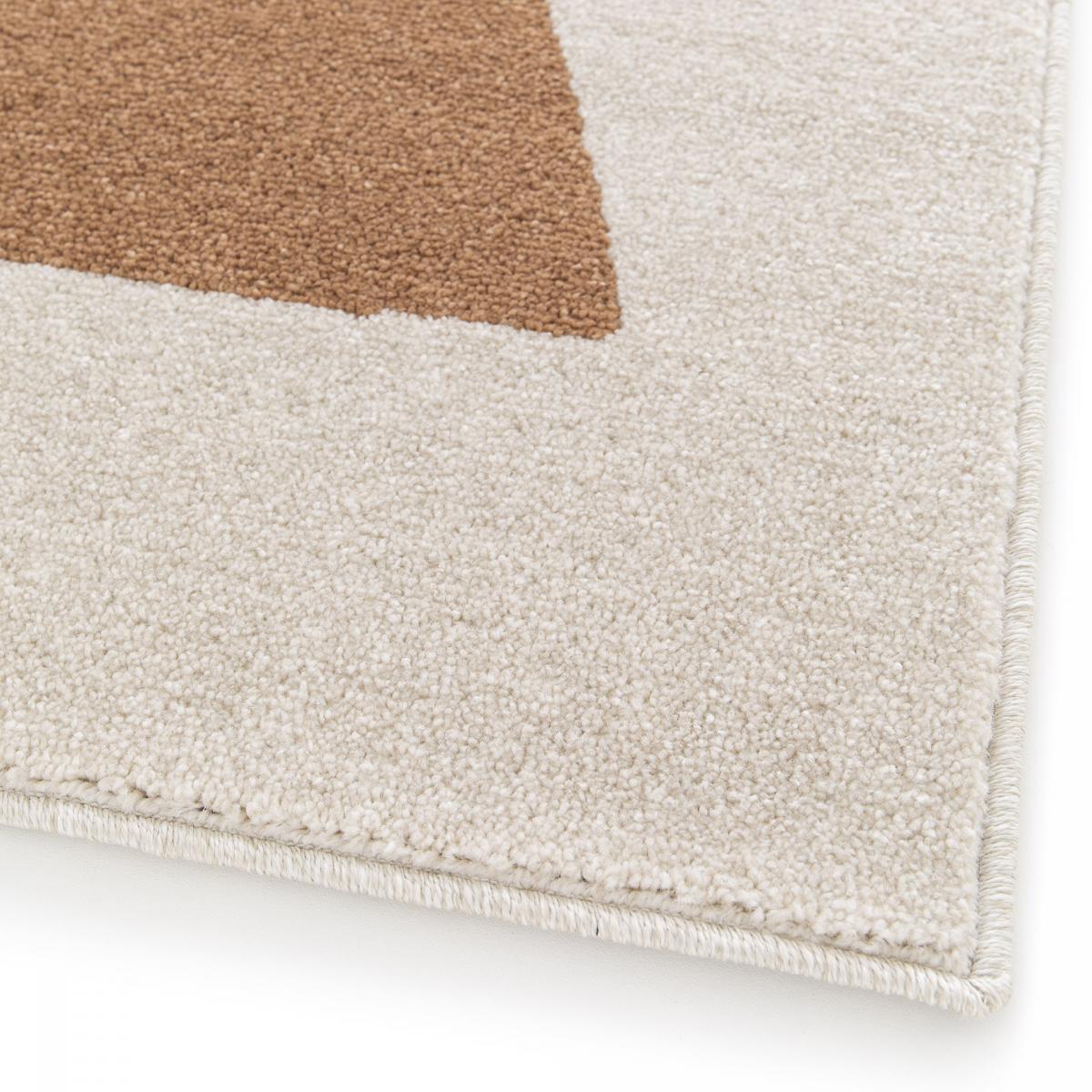 Tapis salon et chambre tissé motif géométrique STREETA — vue 4