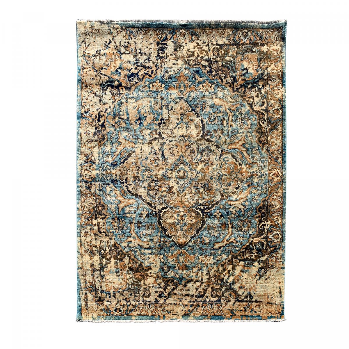 Tapis oriental tissé motif ethnique MADALLIA