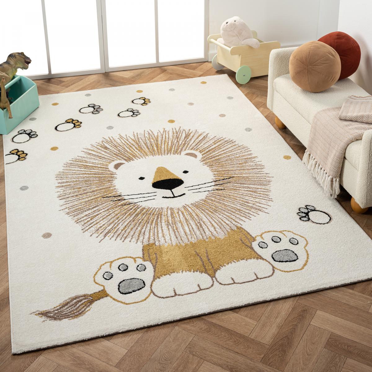 Tapis enfant tissé motif animaux SWEETLION — vue 3
