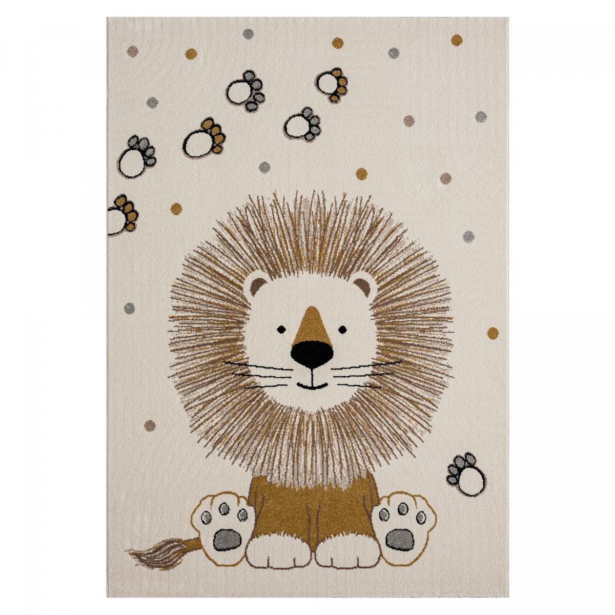 Tapis enfant tissé motif animaux SWEETLION