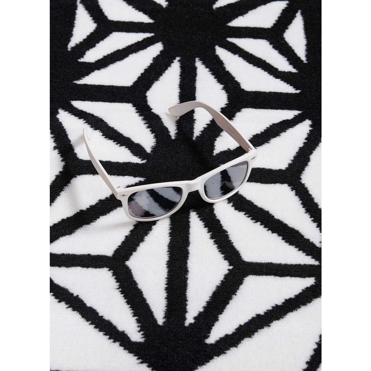 Tapis salon et chambre tissé motif géométrique LYN1 RECTO — vue 4