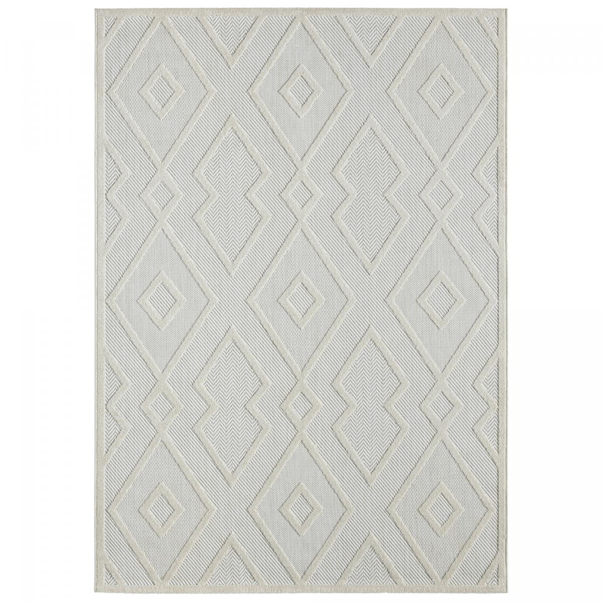 Tapis kilim tissé motif géométrique TENO A