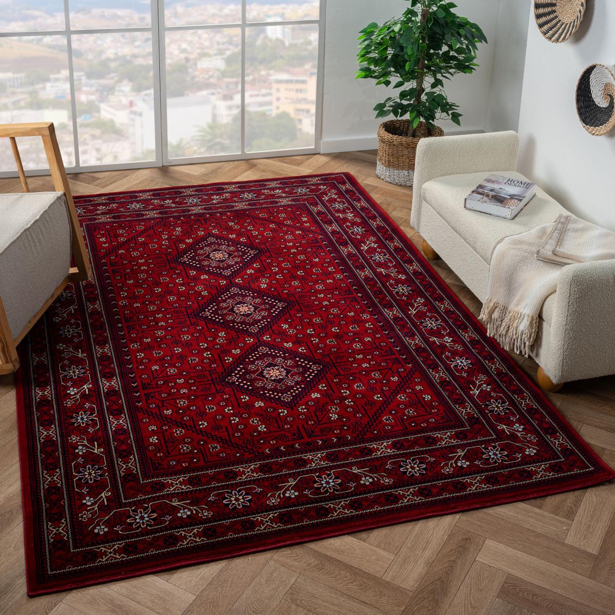 Tapis orient tissé motif classique BOUKHARA A + — vue 3