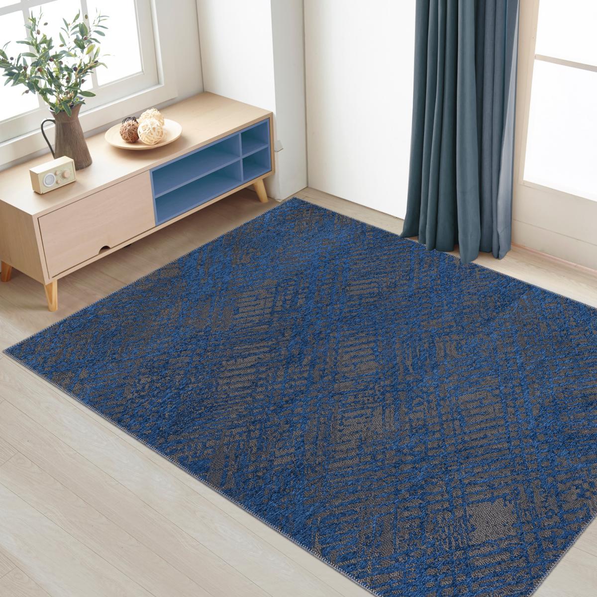 Tapis pour une chambre ou une entrée tissé motif faux uni TEREMINDE — vue 5