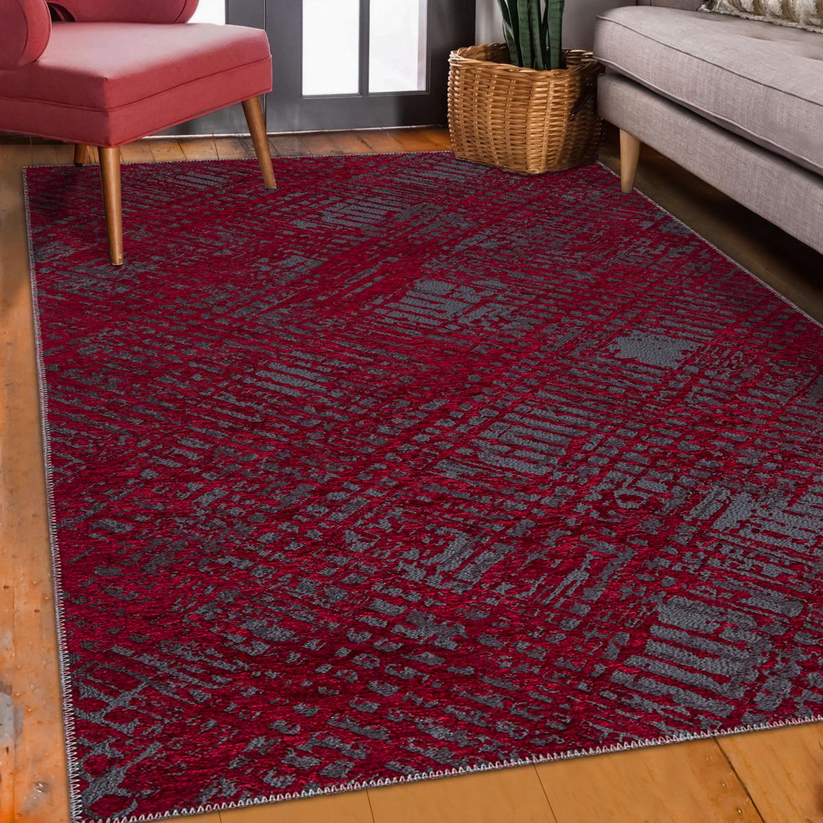 Tapis salon et chambre tissé motif faux uni TEREMINDE — vue 3