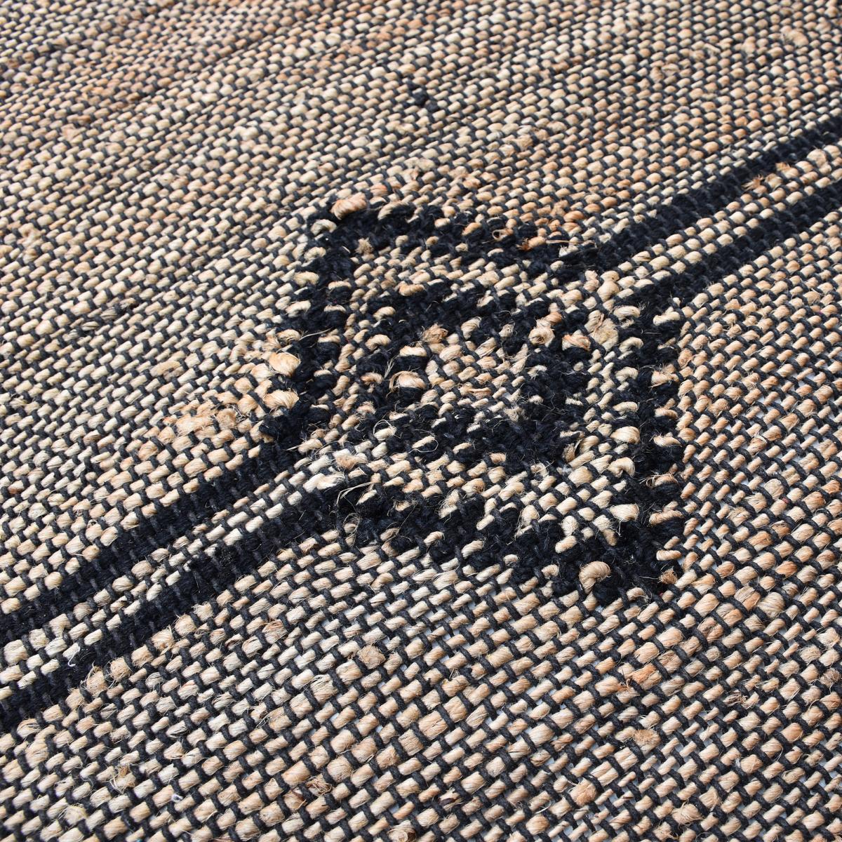 Tapis jute fait à la main motif oriental TLIPO — vue 4