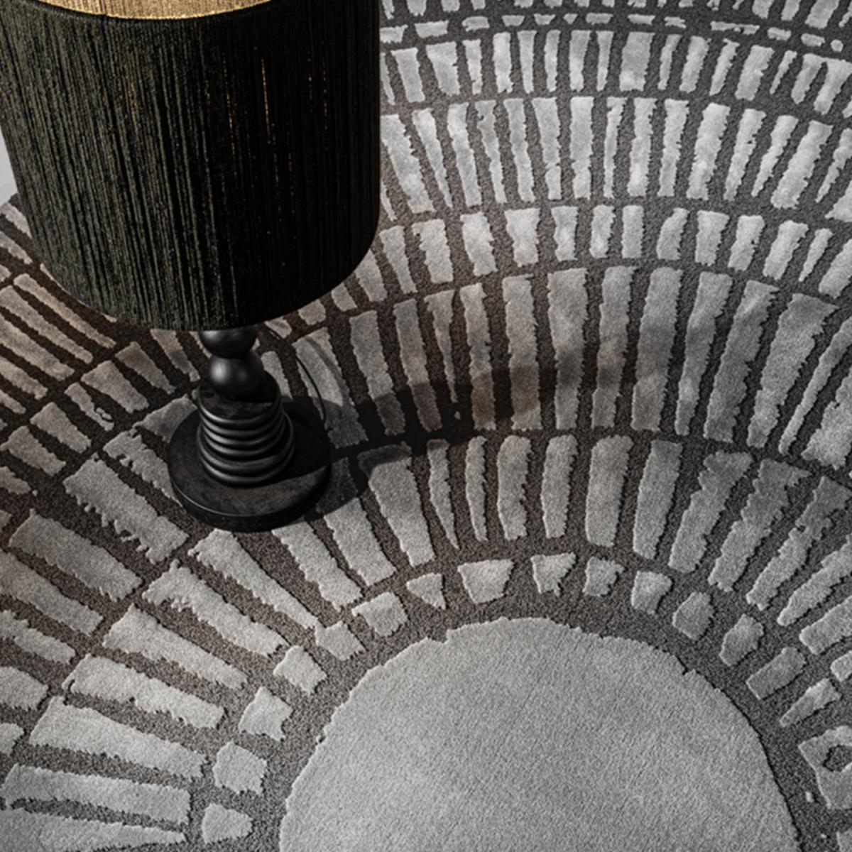 Tapis salon et chambre tissé motif géométrique TOSCANA — vue 5