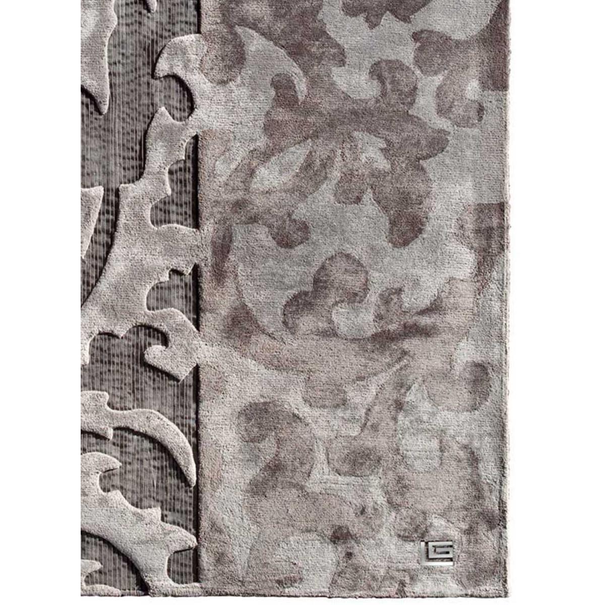 Tapis salon et chambre fait main en viscose TRACE — vue 4