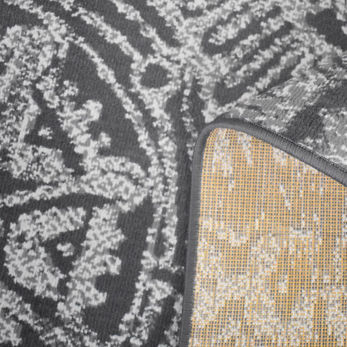 Tapis chambre tissé motif rétro-vintage LYN1 TRANBY — vue 6