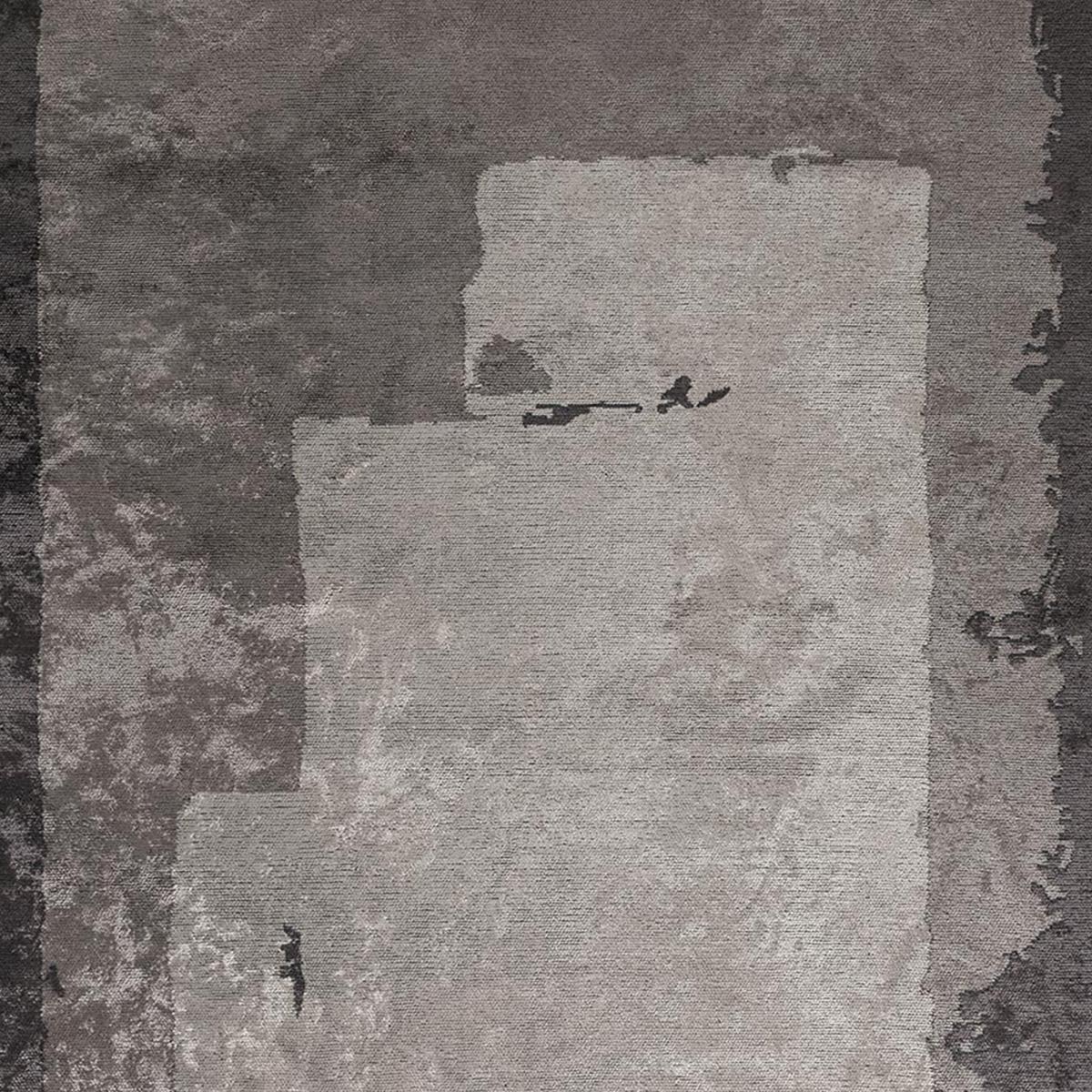 Tapis kilim tissé en coton motif abstrait TRIGREY — vue 5