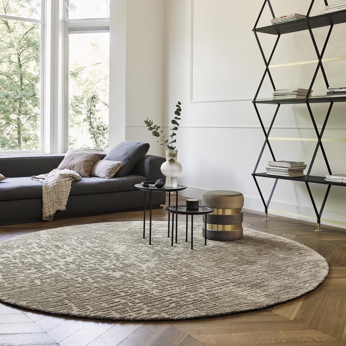 Tapis salon et chambre tufté en laine motif géométrique TWINSET — vue 3