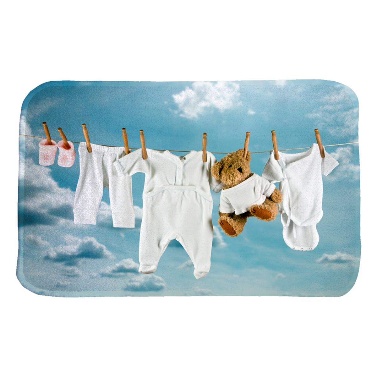 Tapis enfant tissé DOUX LIN