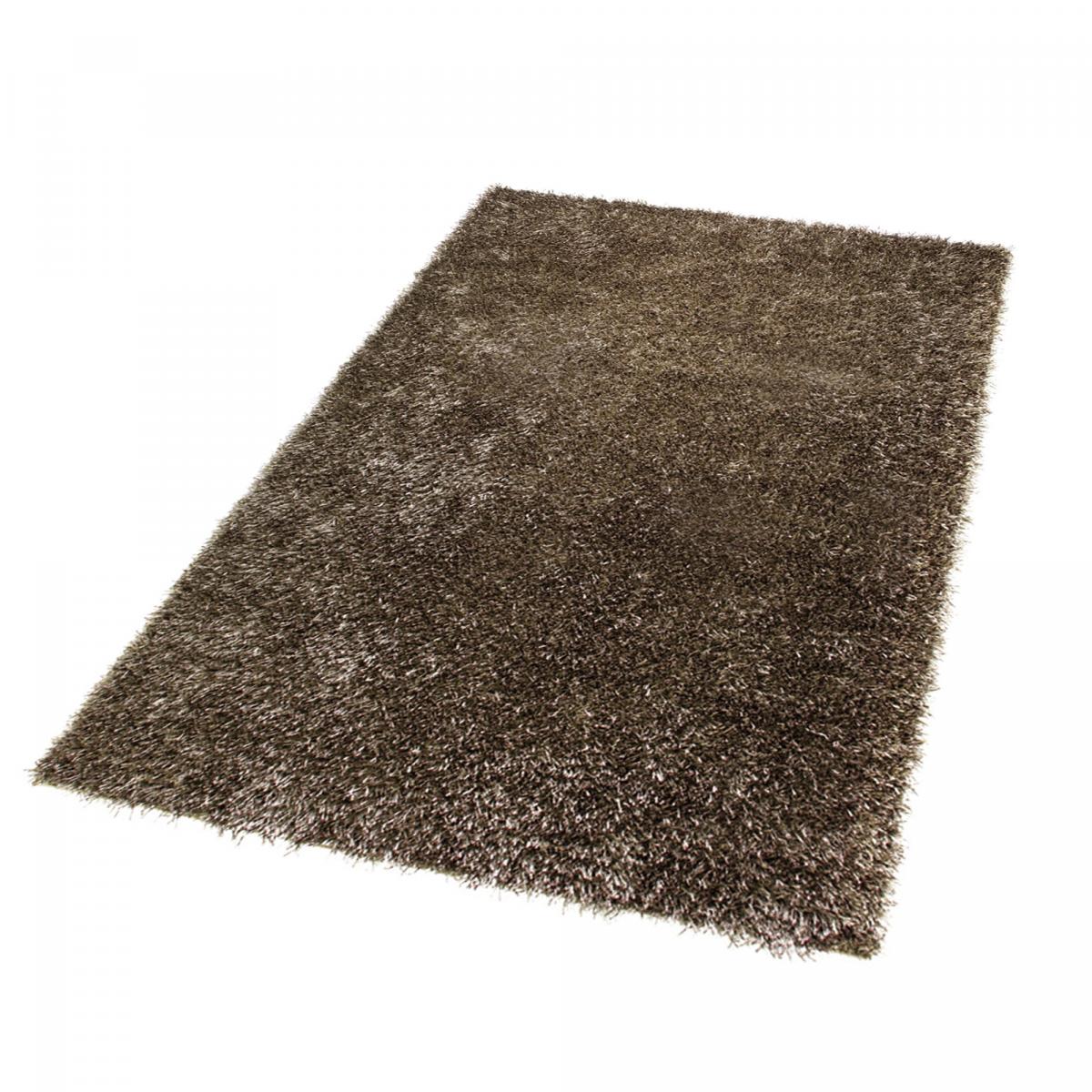 Tapis longs poils shaggy tissé motif uni COLMOR — vue 5