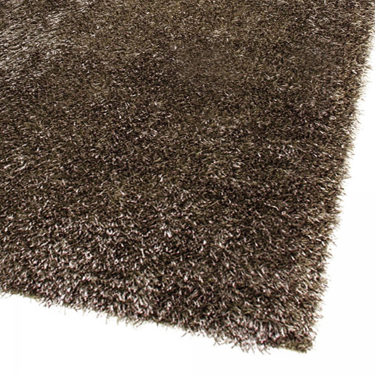 Tapis longs poils shaggy tissé motif uni COLMOR — vue 6