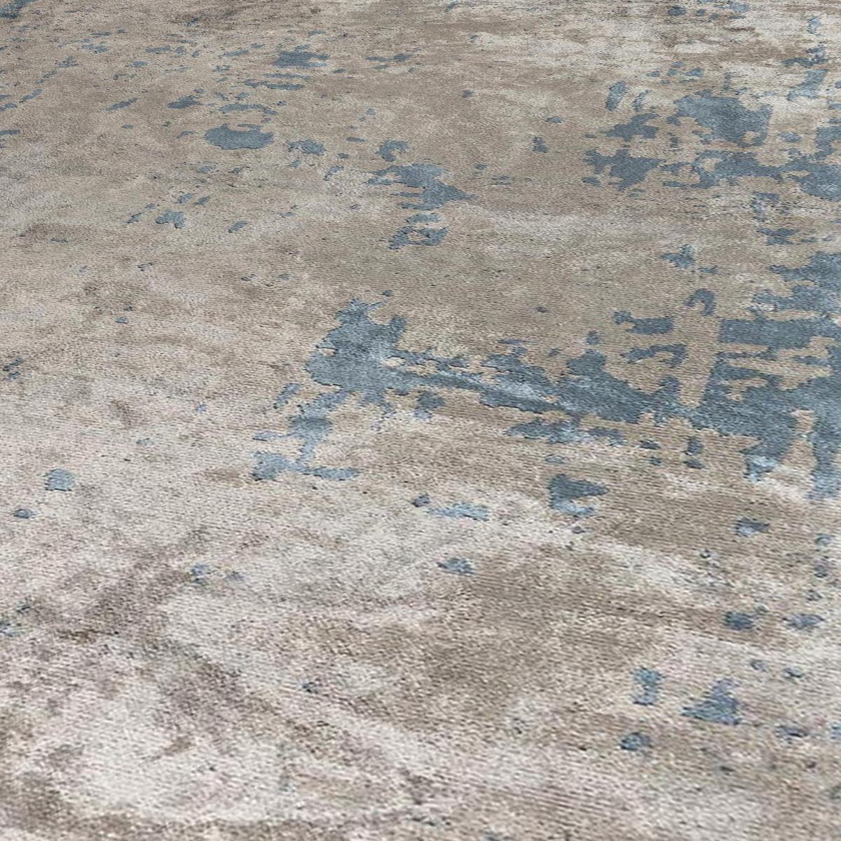 Tapis kilim tissé en coton motif abstrait UNIBLUE — vue 4