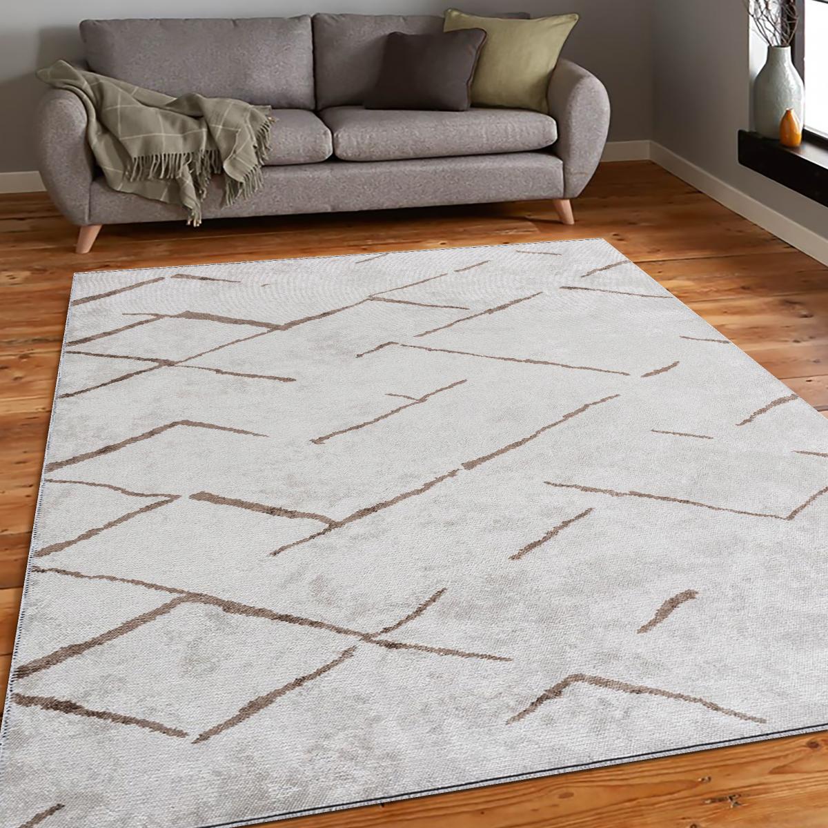 Tapis kilim tissé en coton motif simple UNIRIPE — vue 3