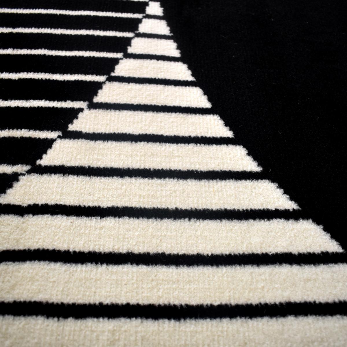 Tapis chambre tissé motif géométrique LYN1 VINILO — vue 4