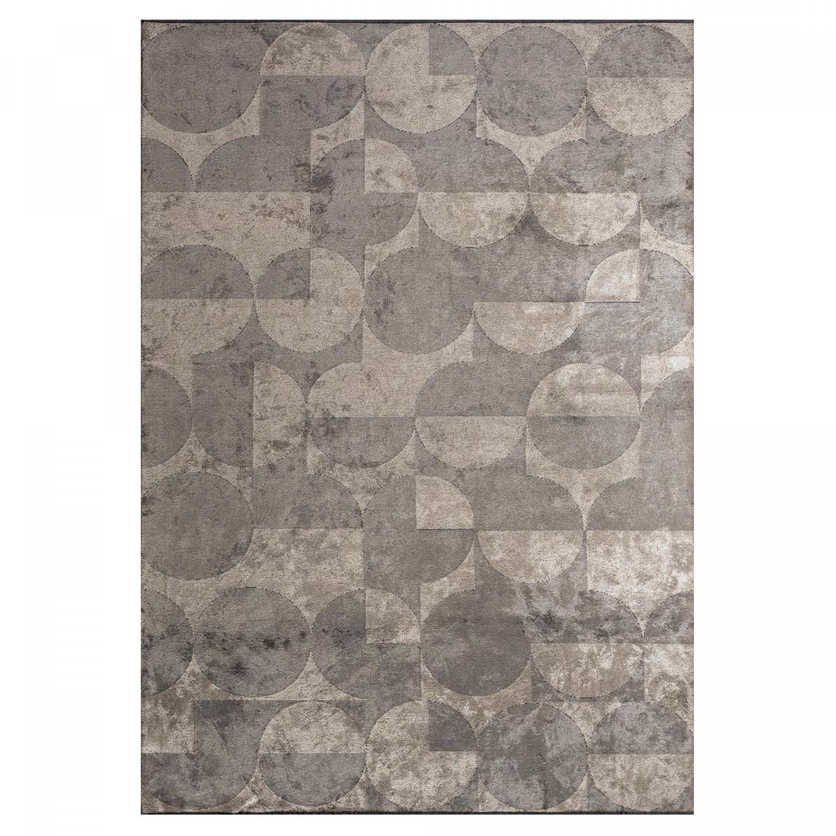 Tapis kilim tissé en coton motif rétro-vintage VINOVA