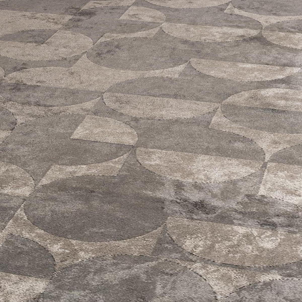 Tapis kilim tissé en coton motif rétro-vintage VINOVA — vue 4