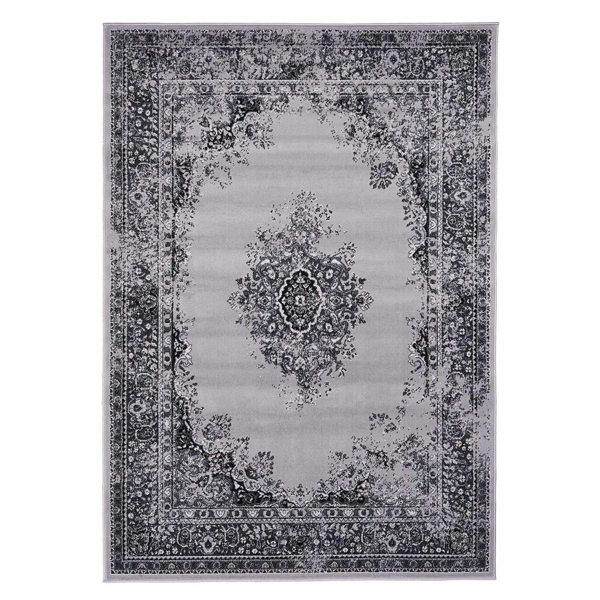 Tapis oriental tissé motif ethnique LYN1 VINTOR