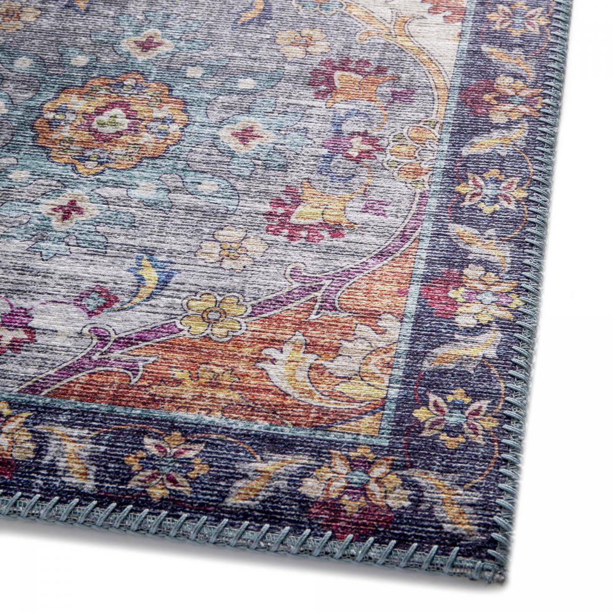 Tapis salon et chambre tissé motif ethnique VIVACE 5 — vue 5
