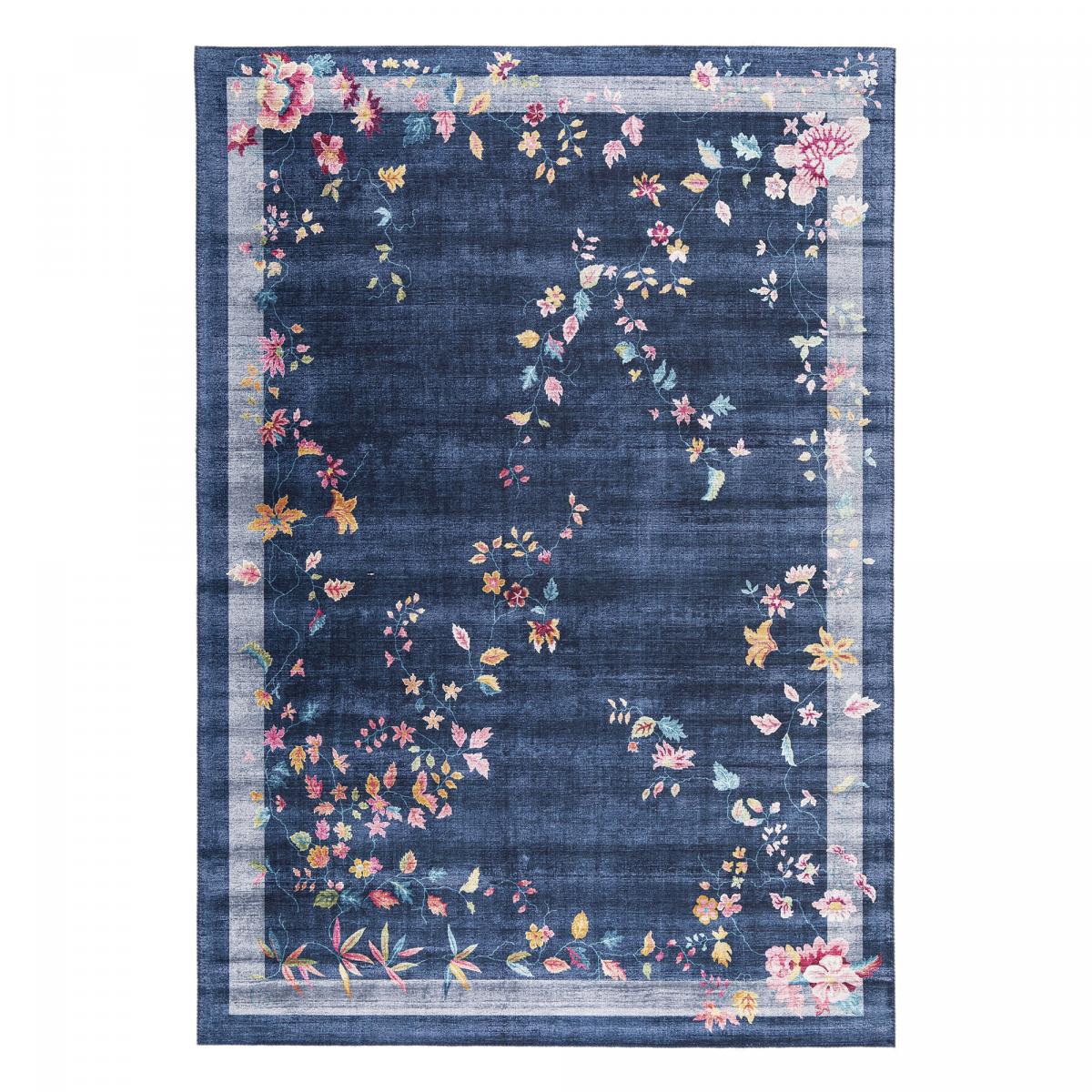 Tapis salon et chambre tissé motif floral VIVACE 8
