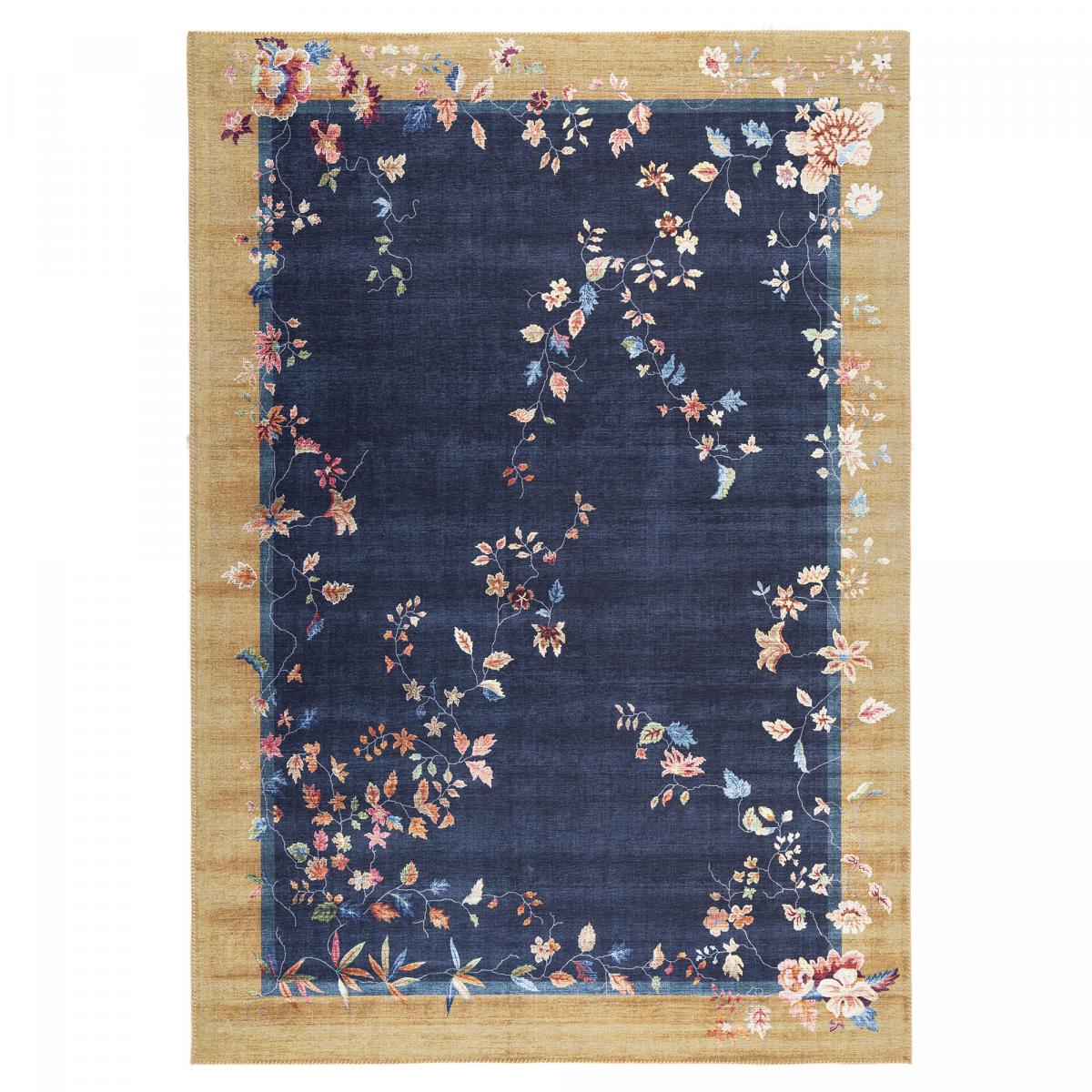Tapis salon et chambre tissé motif floral VIVACE 7