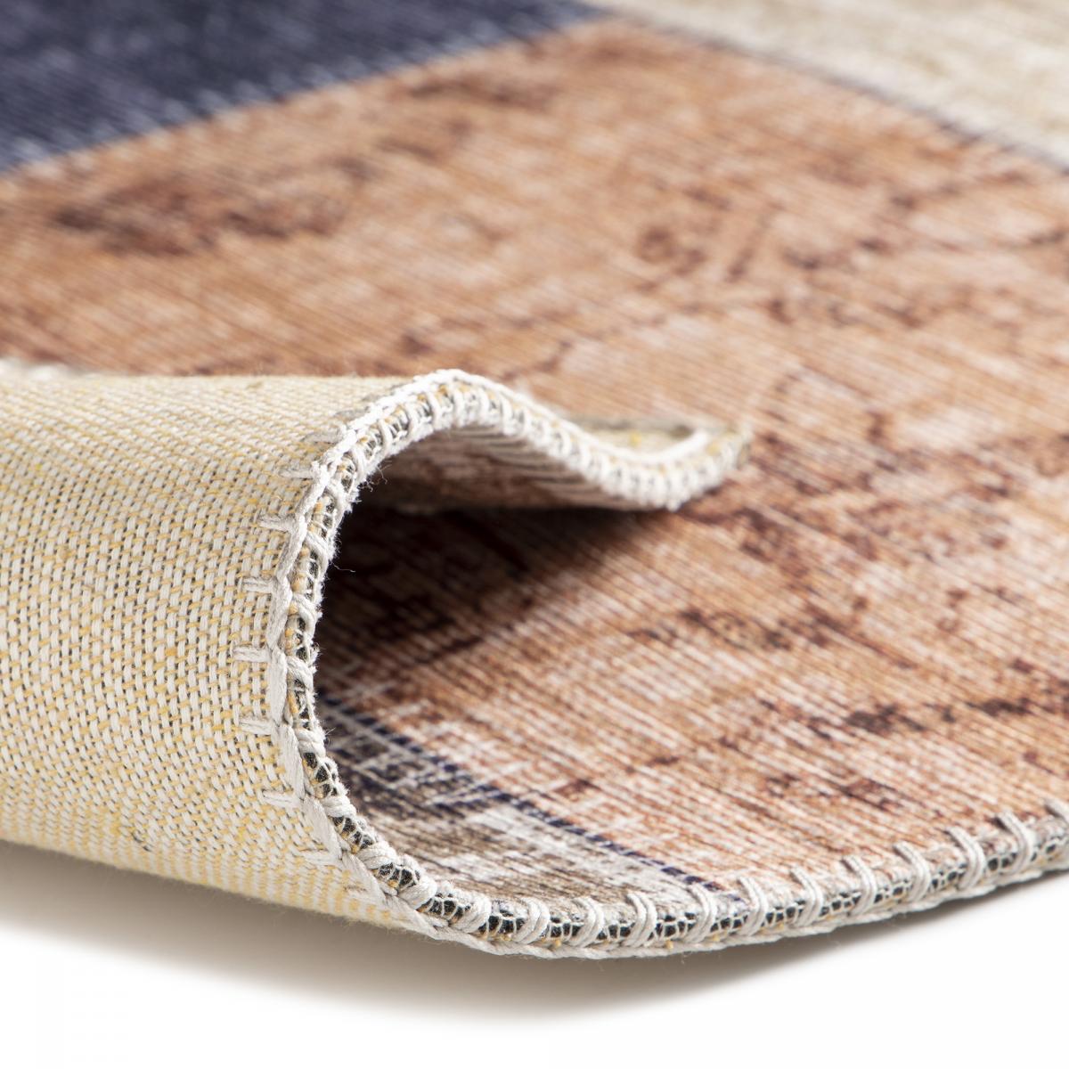 Tapis salon et chambre tissé motif géométrique VIVACE 9 — vue 4