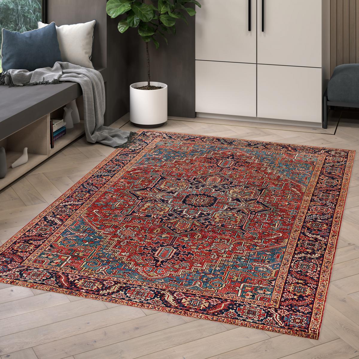 Tapis salon et chambre tissé motif oriental VIVACE 3 — vue 3
