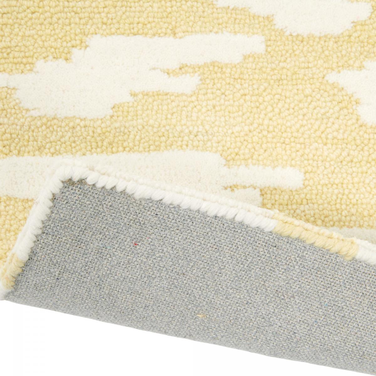 Tapis salon et chambre fait à la main en laine motif abstrait — vue 5