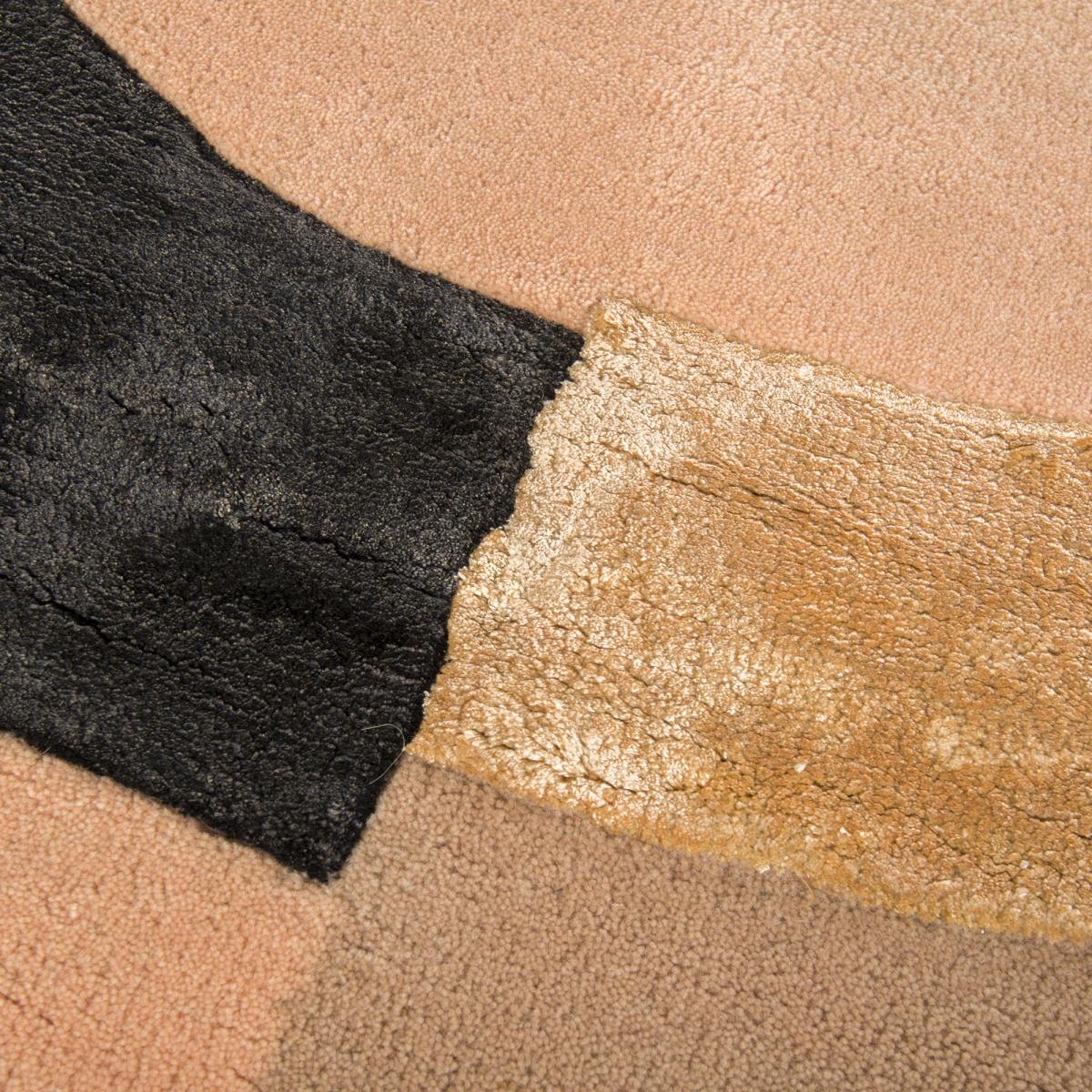 Tapis salon ROLIN , tapis en laine et viscose pour un aspect doux et soyeux — vue 4