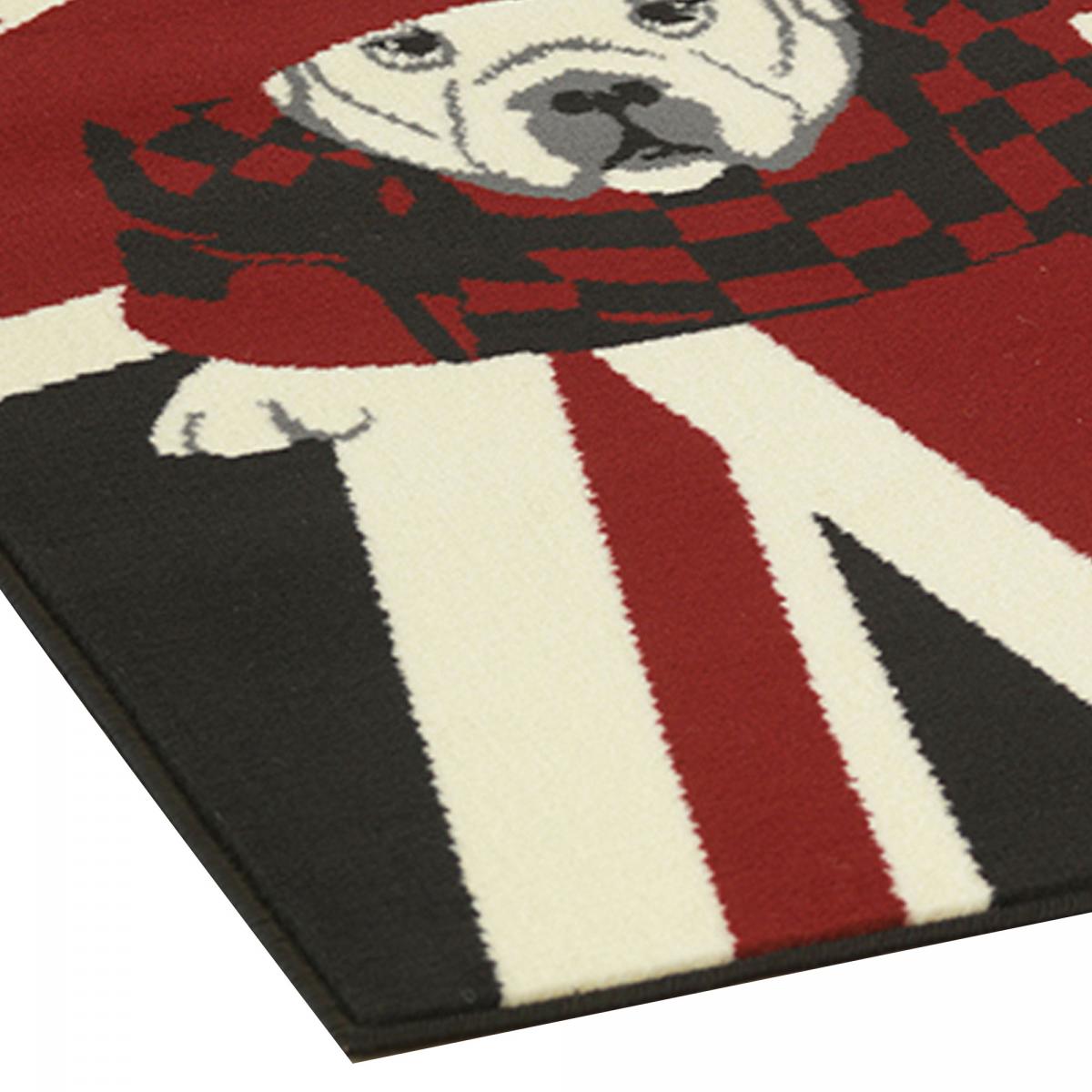 Tapis enfant tissé motif animaux LYN49 LONDDOG — vue 4