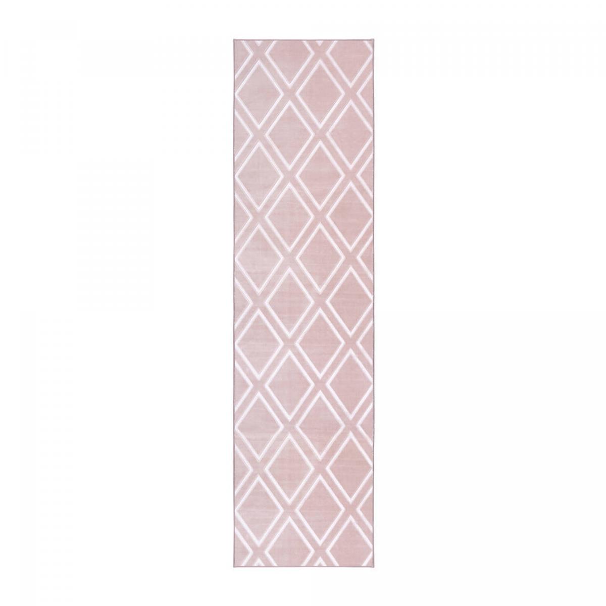 Tapis salon et chambre tufté motif géométrique NOKAL 1