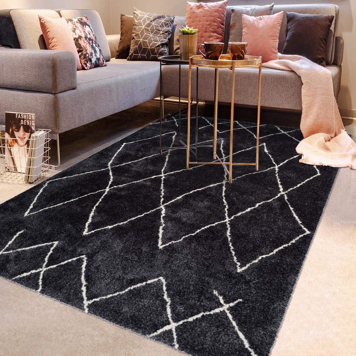 Tapis berbère tissé motif ethnic BERBIOU — vue 3