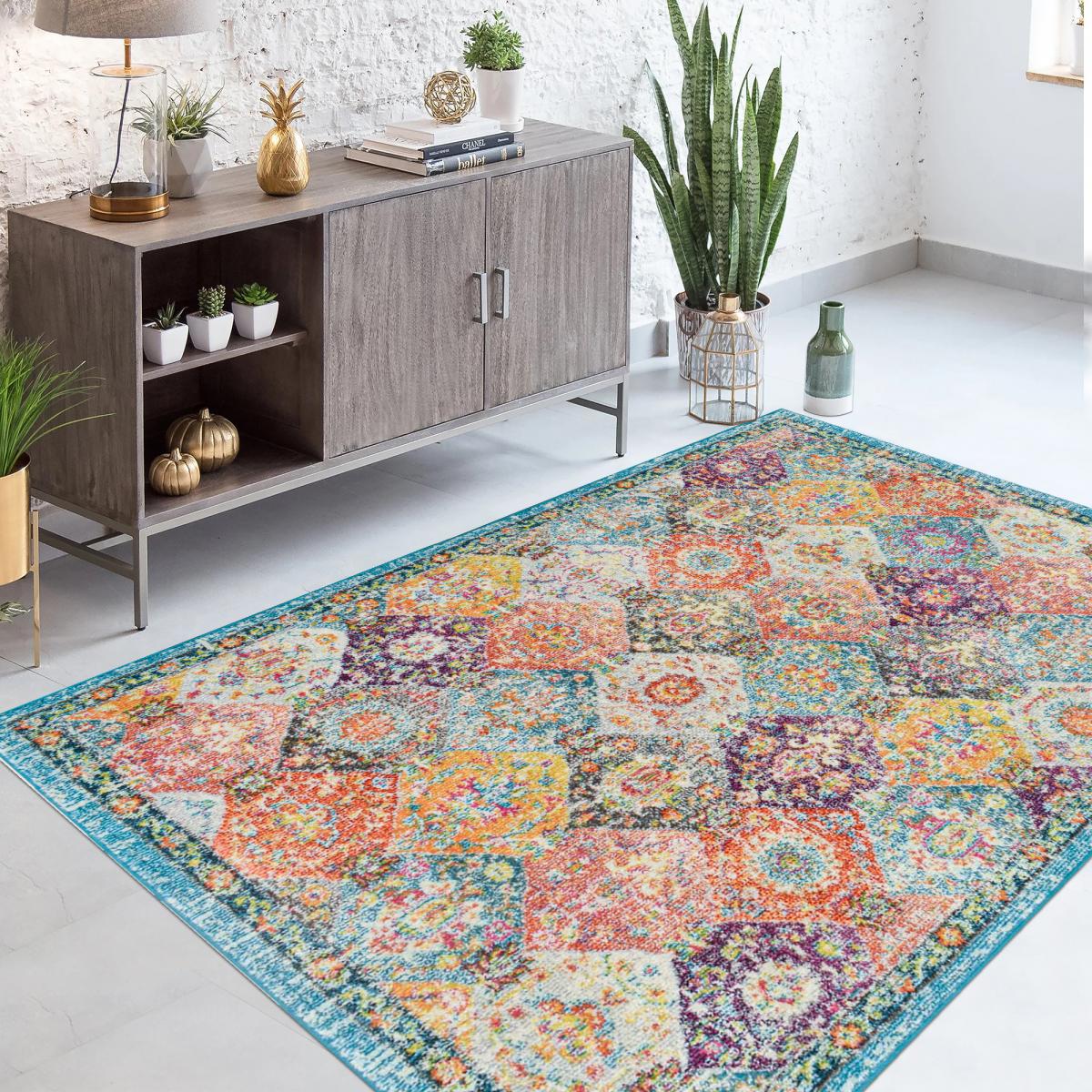 Tapis orient tissé motif traditionnel OLNA — vue 3