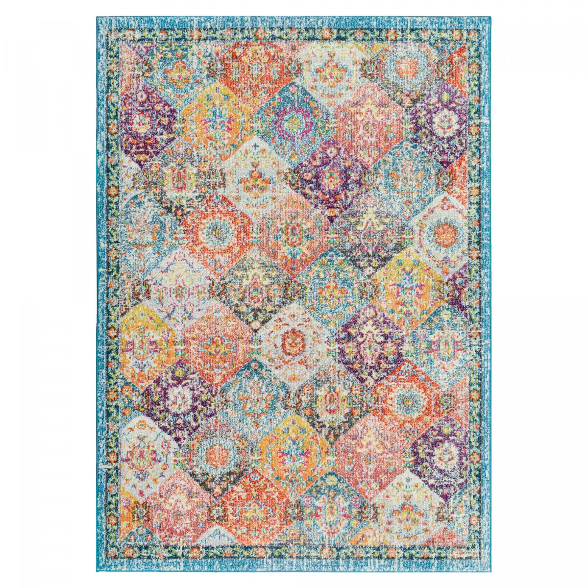 Tapis orient tissé motif traditionnel OLNA